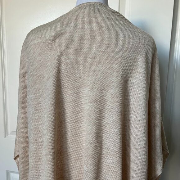 Ann Taylor LOFT Open Front Draped Lightweight Knit Sweater Cardigan Size M/L - Picture 3 of 14
